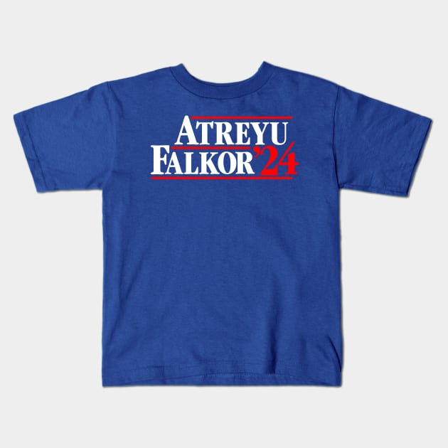 The NeverEnding Story - Atreyu Falkor 2024 Kids T-Shirt by The90sMall